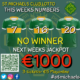 NO LOTTO WINNER TONIGHT JACKPOT IS NOW €1000