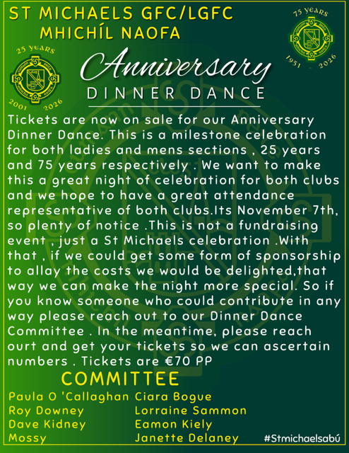 dinner dance notice